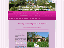 Tablet Screenshot of edaine-parc-des-vignes-de-bordeaux.com